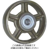 ヨドノ 鋳物車輪ベアリング入 75φ CB75 1個 133-6058（直送品）