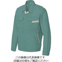 アイトス 長袖サマージャンパー(男女兼用) ターコイズ×アースグリーン LL 961-027-LL 1着 144-6922（直送品）