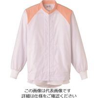 サーヴォ サンペックス 長袖ジャンバー 白Xピンク FA-2714-M 1着 204-4967（直送品）