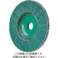 MURAKO ディスクペーパー “ジスクホイールα” ジルコニア 外径100Φ 15穴 100# DA10015H15Z-100（直送品） - アスクル