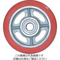 ヨドノ 鋳物中荷重用ジェンゴム車輪ベアリング入 150φ GSB150 1個 131-8736（直送品）