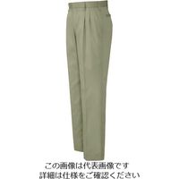 アイトス ワークパンツ(2タック)(男女兼用) アースグリーン 95 5662-005-95 1着 138-4063（直送品）