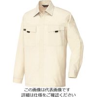 アイトス 長袖シャツ(男女兼用)(薄地) アイボリー 6L 5575-001-6L 1着 145-0421（直送品）