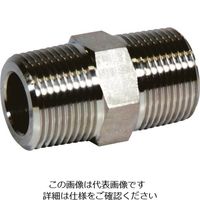 フジトク 六角ニップル 20A ステンレス SUS316 6N-PT-20A-SU6 1個 111-8539（直送品）