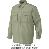 アイトス 長袖シャツ(薄地)(男女兼用) アースグリーン M 5665-005-M 1着 145-3535（直送品）