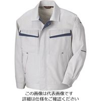 アイトス 長袖サマーブルゾン(配色)(男女兼用) シルバーグレー×ロイヤルブルー SS 5570-003-SS 1着 144-0729（直送品）