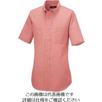 アイトス 半袖ボタンダウンシャツ(コードレーン)(男女兼用) レッド 3L 50402-109-3L 1着 145-2180（直送品）