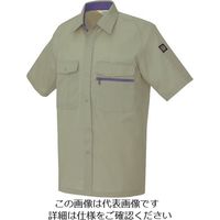 アイトス 半袖シャツ(男女兼用) アースグリーン 6L 5376-005-6L 1着 144-2544（直送品）