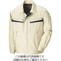 アイトス 長袖サマーブルゾン(配色)(男女兼用) アイボリー×ディープネイビー 4L 5570-001-4L 1着 145-0193（直送品）