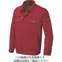 アイトス 長袖サマーブルゾン(男女兼用) ワインレッド×ブラック 6L 5560-009-6L 1着 145-0157（直送品）