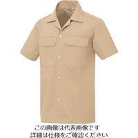 アイトス 半袖シャツ(男女兼用) ライトベージュ 6L 531-012-6L 1着 145-3486（直送品）