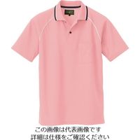 アイトス 制電半袖ポロシャツ(男女兼用) ピンク S 50005-060-S 1着 143-9654（直送品）