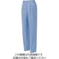 アイトス レディースシャーリングパンツ(2タック) サックス L 5363-007-L 1着 137-2970（直送品）