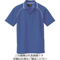 アイトス 制電半袖ポロシャツ(男女兼用) ブルー 3L 50005-006-3L 1着 145-2261（直送品）