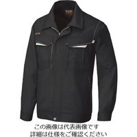 アイトス 長袖サマーブルゾン(男女兼用) ブラック×シルバーグレー 5L 5550-010-5L 1着 144-5447（直送品）