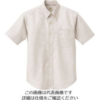 アイトス 半袖T/Cオックスボタンダウンシャツ(男女兼用) ホワイト 3S 7823-001-3S 1着 143-6340（直送品）
