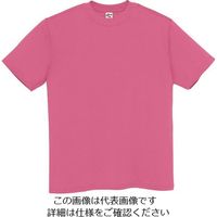 アイトス Tシャツ(男女兼用) ホットピンク XL MT180-025-XL 1着 144-1227（直送品）