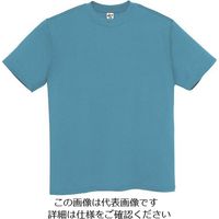 アイトス Tシャツ(男女兼用) サックスブルー S MT180-010-S 1着 144-5985（直送品）