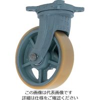 ヨドノ 鋳物重荷重用ウレタン車輪自在車付き UHB-180X50 UHB-G180X50 1個 131-3906（直送品）