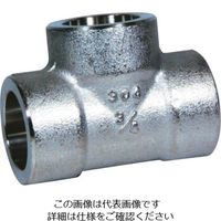 フジトク チーズ TEE 25A ステンレス SUS304 差し込み溶接 T-SW-25A-SU4 1個 111-8503（直送品）