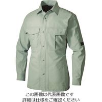 アイトス 長袖シャツ(男女兼用) アースグリーン 4L 1635-005-4L 1着 143-1373（直送品）