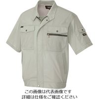 アイトス 半袖ブルゾン(男女兼用) アースグリーン 3L 3232-005-3L 1着 142-9491（直送品）
