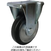 ヨドノ プレス製固定金具付黒ゴム車 130φ WK130 1個 132-3469（直送品）