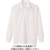 アイトス 吸汗速乾（クールコンフォート）長袖ポロシャツ（男女兼用） ホワイト 10578-001