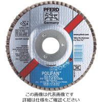 ルゲベルグ PFERD ポリファンフラップディスクSGA Φ100 #80 PFF100SGE-941676 1セット(10枚)（直送品）