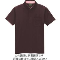 アイトス 制電半袖ポロシャツ(男女兼用) チョコレート L 50006-062-L 1着 143-8108（直送品）