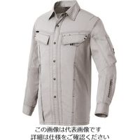 アイトス 長袖シャツ(男女兼用) シルバーグレー SS 30535-003-SS 1着 144-2686（直送品）