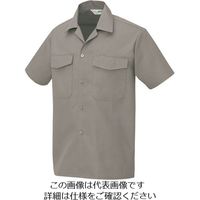 アイトス 7650半袖シャツ(男女兼用) グレー SS 561-004-SS 1着 144-3972（直送品）