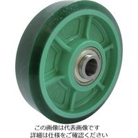 ヨドノ 樹脂製ウレタンゴム車輪(ステンレス製ベアリング入) PNU100SUSB 1個 131-5549（直送品）