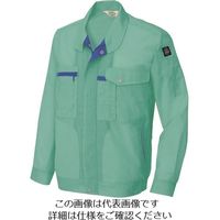 アイトス 長袖サマーブルゾン(男女兼用) エメラルドグリーン 6L 5360-024-6L 1着 143-9148（直送品）