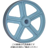 ヨドノ 鋳物車輪ベアリング無 200φ CA200 1個 132-0321（直送品）
