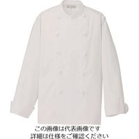 アイトス コックコート(男女兼用) ホワイト 3L 861022-111-3L 1着 143-4485（直送品）