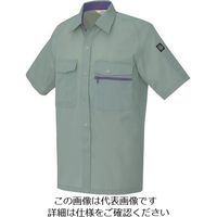 アイトス 半袖シャツ(男女兼用) サファイアブルー 6L 5376-072-6L 1着 143-4563（直送品）