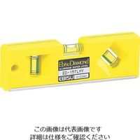 エビス エビスダイヤモンド 磁石付トレンディレベル 蛍光イエロー ED-15TLMY 1個 806-6647（直送品）