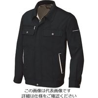 アイトス 長袖サマーブルゾン(男女兼用) ブラック×シルバーグレー 5L 5560-010-5L 1着 144-7014（直送品）
