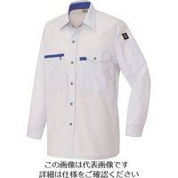 アイトス 長袖シャツ(男女兼用)(薄地) シルバーグレー M 5365-003-M 1着 143-6185（直送品）