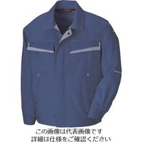 アイトス 長袖サマーブルゾン(配色)(男女兼用) ロイヤルブルー×ミストバイオレット LL 5570-006-LL 1着 144-0678（直送品）