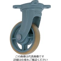 ヨドノ 鋳物中荷重用ウレタン車輪自在車付ベアリング入 250φ USB-G250 1個 132-3536（直送品）