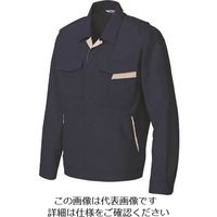 アイトス 長袖サマージャンパー(男女兼用) ネイビー×ベージュ 5L 961-008-5L 1着 144-2122（直送品）