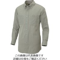 アイトス 長袖ボタンダウンシャツ（コードレーン）（男女兼用） 50401