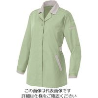 アイトス 長袖サマースモック グリーン×シルバーグレー S 5327-015-S 1着 143-7498（直送品）