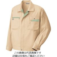 アイトス 長袖サマーブルゾン ライトベージュ×グリーン 5L 5320-002-5L 1着 143-5941（直送品）