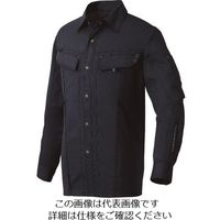 アイトス 長袖シャツ(男女兼用) ディープネイビー L 30535-018-L 1着 144-7424（直送品）
