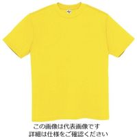 アイトス Tシャツ(男女兼用) イエロー XL MT180-007-XL 1着 145-3936（直送品）