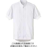 サーヴォ サンペックス スタンドジャンバー半袖 白 FA-2702-SS 1着 203-8742（直送品）