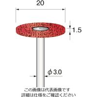 アルゴファイルジャパン（ARGOFILE） アルゴファイル 研磨砥粒入りバフ PNB3241 1本 198-0672（直送品）